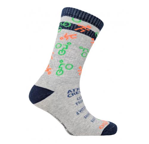 Athletic Crew Sock - Branded Logo